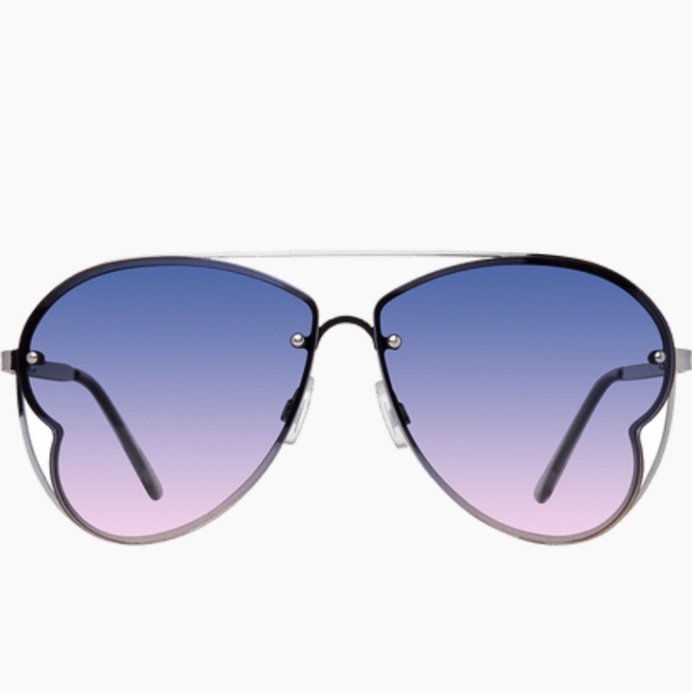 NWT Steve Madden Monet Gradient Aviator Sunglasses